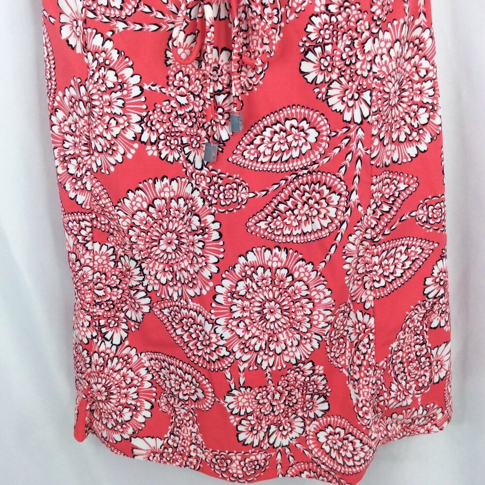 UPSTREAM One Piece Swimdress Womens Size 8 Floral Built in Bra Pink Swimsuit - Picture 4 of 10